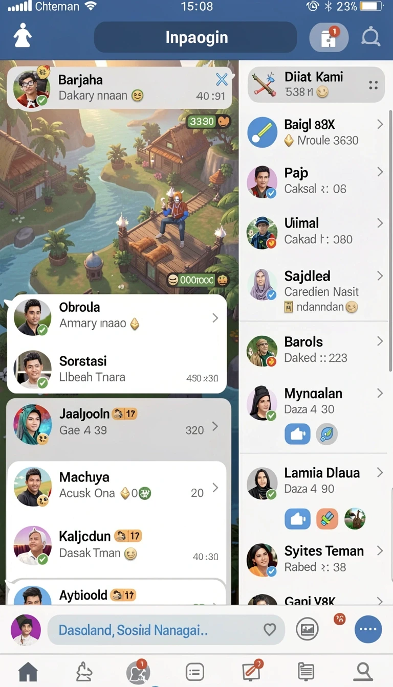 Tampilan utama aplikasi Review Aplikasi indobet yang intuitif dan efisien.